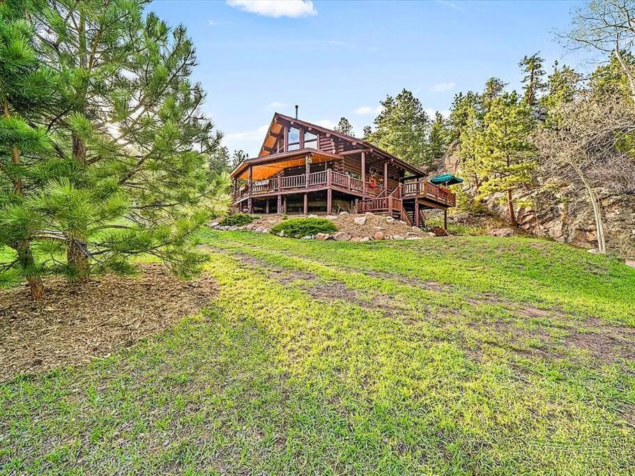 فيلا Classic Log Cabin Near Rocky Mountain National Park And Near Skiing ليونز المظهر الخارجي الصورة