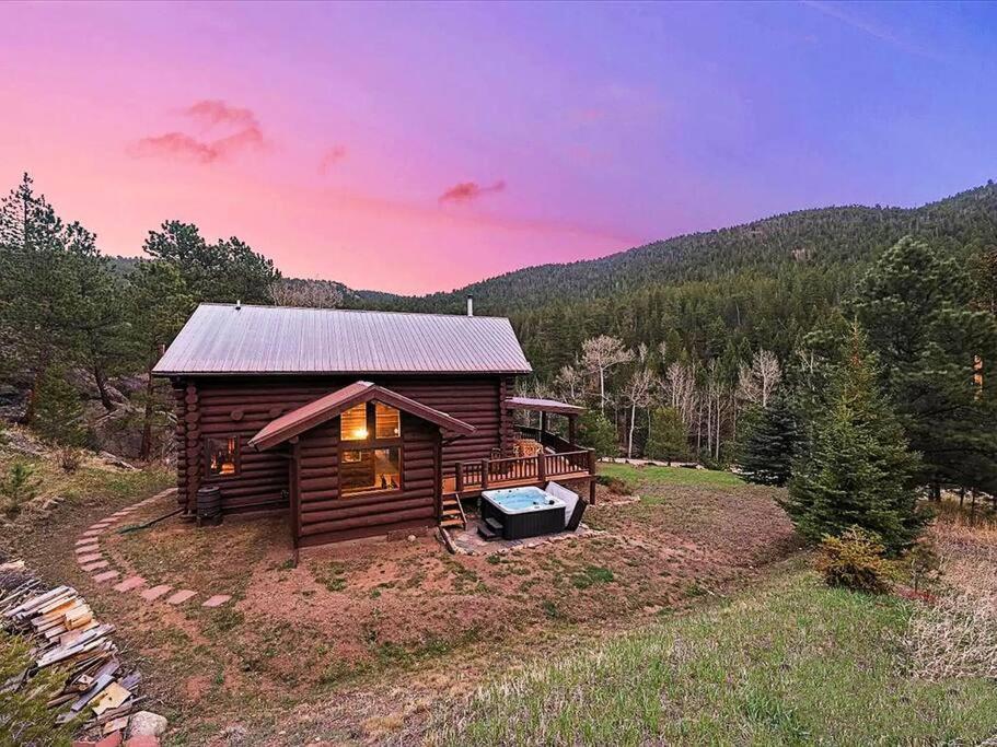 فيلا Classic Log Cabin Near Rocky Mountain National Park And Near Skiing ليونز المظهر الخارجي الصورة