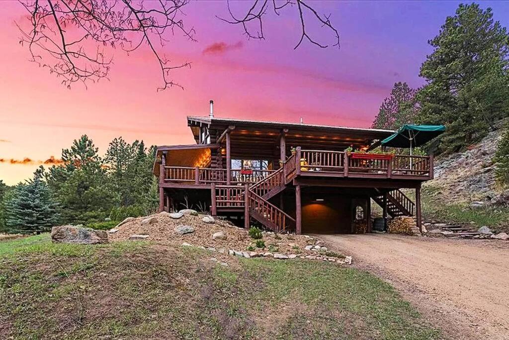 فيلا Classic Log Cabin Near Rocky Mountain National Park And Near Skiing ليونز المظهر الخارجي الصورة